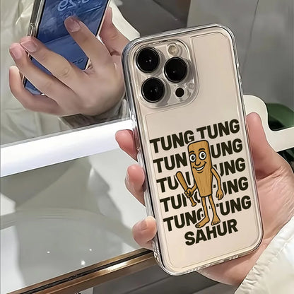 Funny Brainrot Phone Case – Shockproof Soft Cover for iPhone 17 / 16 / 15 Pro Max / Plus / Air / SE4 / 16E