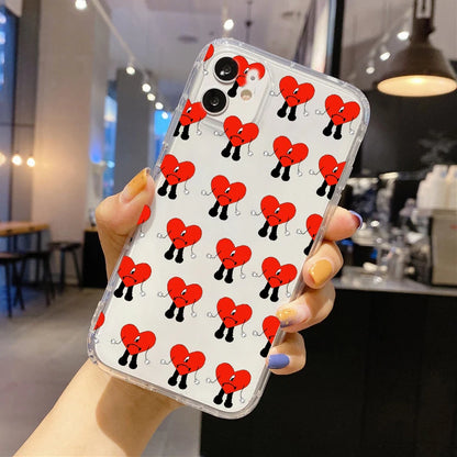 Yo Perreo Sola Bad Bunny & Maluma Soft Transparent Phone Case – For iPhone 16 / 15 / 14 Pro Max / SE