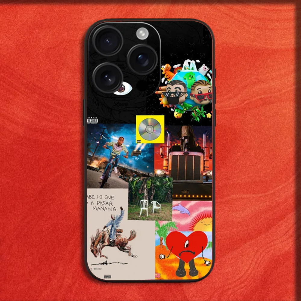 DTMF “Debí Tirar Más Fotos” Bad Bunny Phone Case – Soft Cover for iPhone 16 / 15 / 14 Pro Max / Mini / Plus