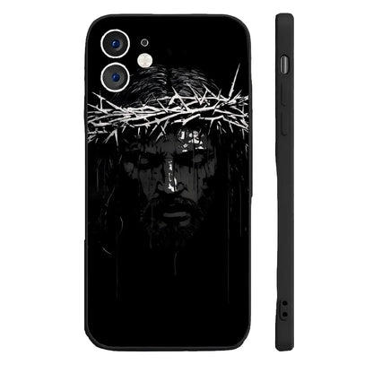 Son of God Jesus Cross Holy Light Phone Case – Shockproof Cover for iPhone 17 / 16 / 15 / 14 Pro Max