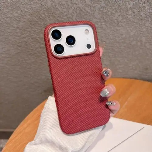 Luxury Carbon Fiber Case – iPhone 17/17 Pro/17 Pro Max/17 Air,  MagSafe Support