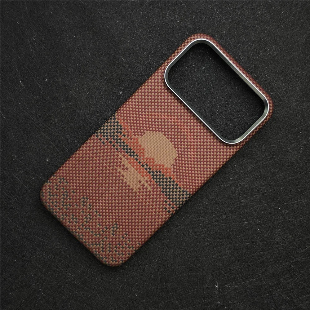 MagSafe Carbon Fiber Case – Slim Aramid Fiber Cover for iPhone 17 Pro Max / 17 Air