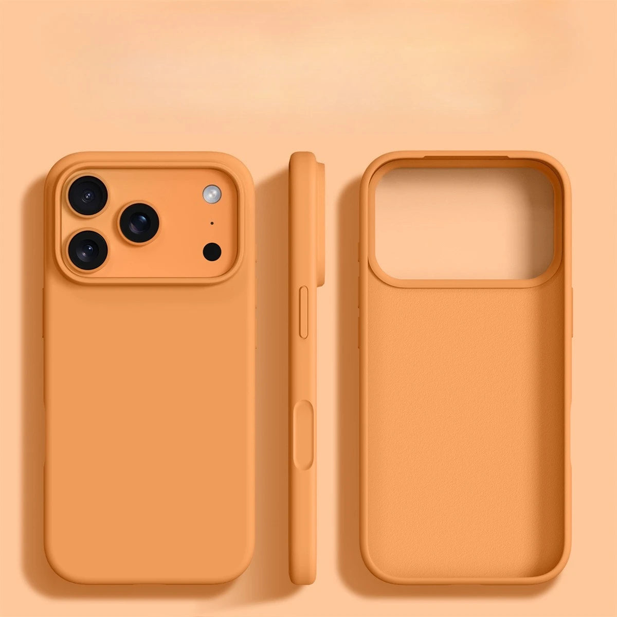 Liquid Silicone Soft Bumper Phone Case – For iPhone 17 Pro Max / 17 Air / 16 / 15 Pro Max