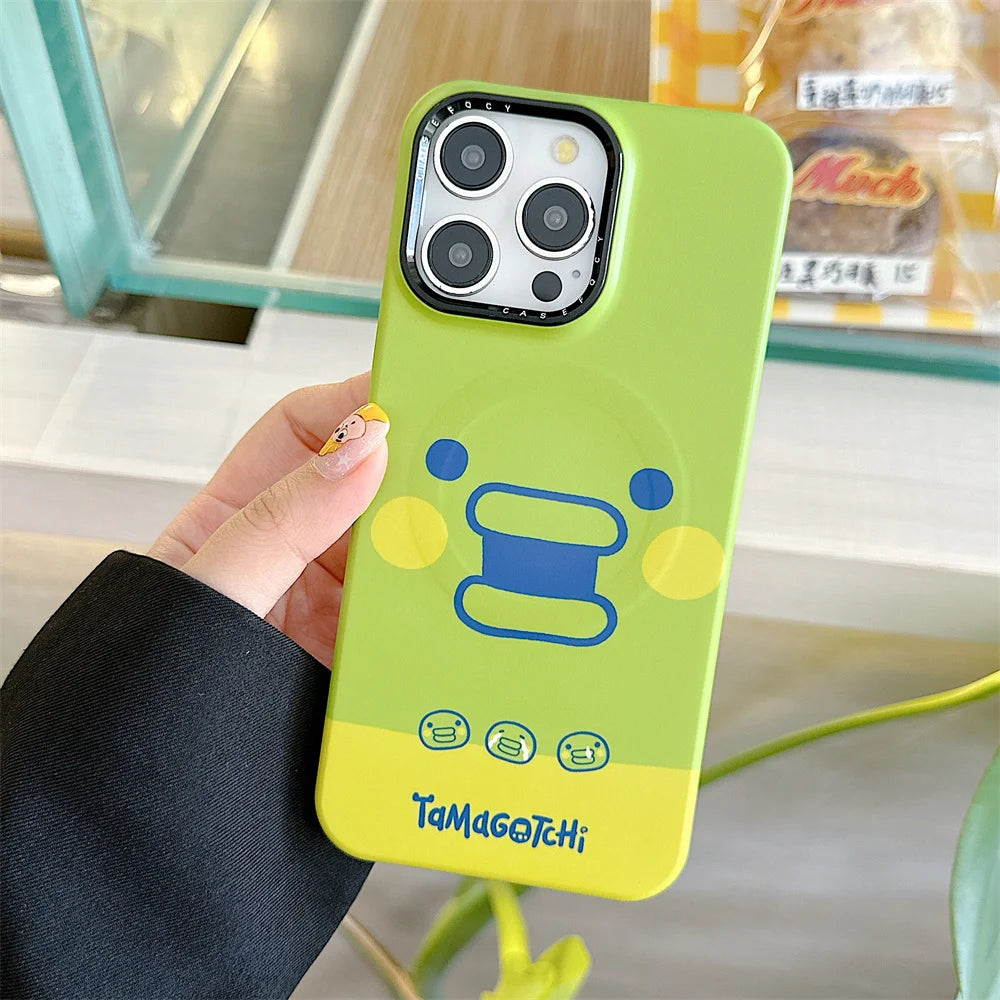 Funny 3D Cartoon MagSafe Stand Case – iPhone 13 / 14 / 15 / 16 Pro / 17 Pro Max