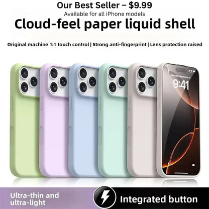 Liquid Silicone Soft Bumper Phone Case – For iPhone 17 Pro Max / 17 Air / 16 / 15 Pro Max